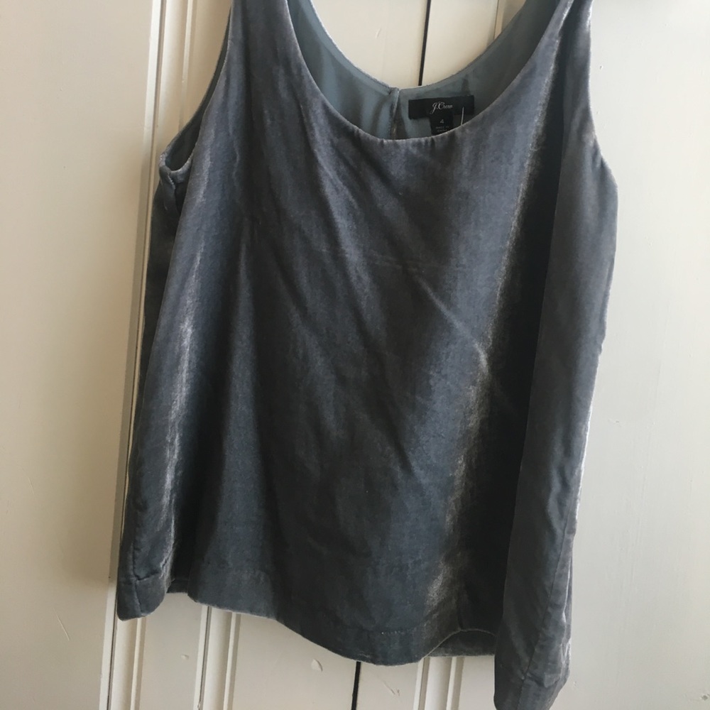 J Crew velvet tank